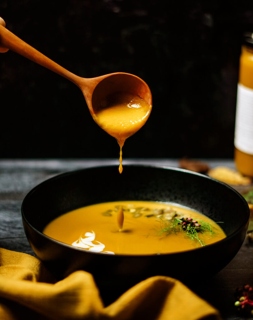 Pumpkin Coconut Soup Delivery Recipe And Nutritional Facts 18 Chestnuts 8362